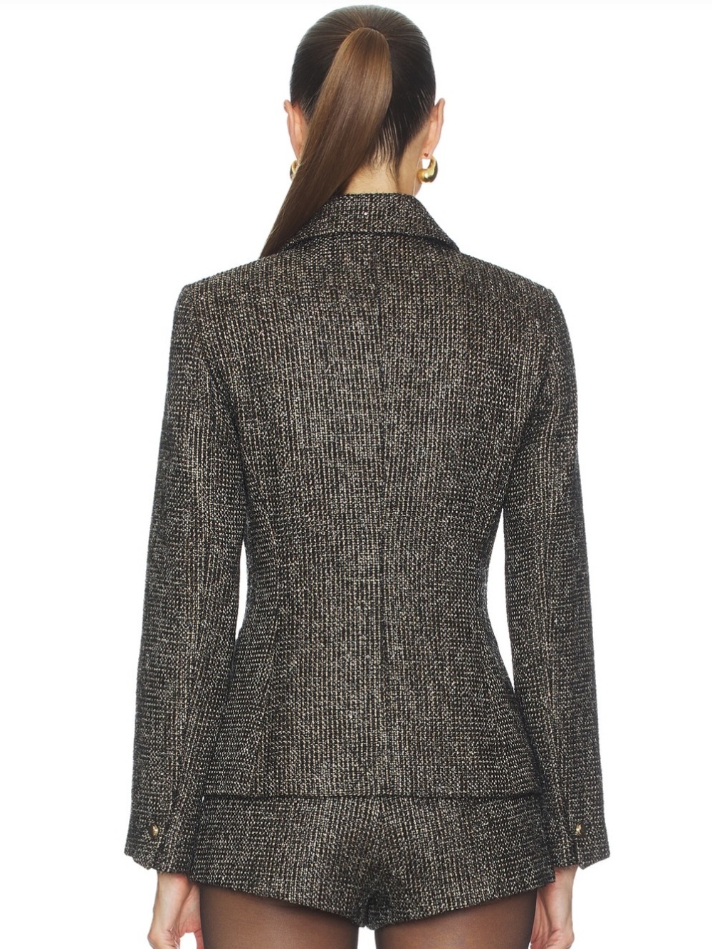 L’academie Rita Jacket and Rita Short Set in Black Multi - Picture 4 of 11